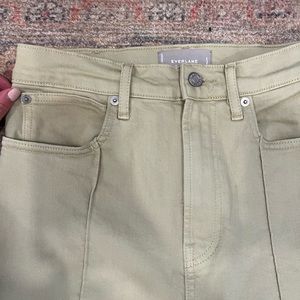 Everlane | The Way High Jean | Olive Green | Size 27